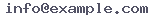 infoアットマークexample.com